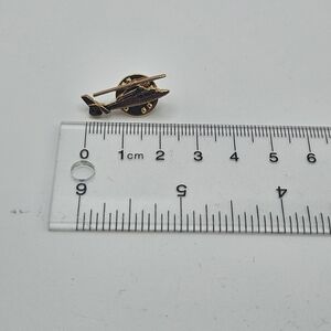 Helicopter Gold Tone Pin